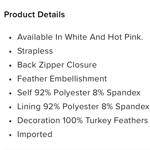 Feathered Top- Hot Pink - Picture 3 of 3